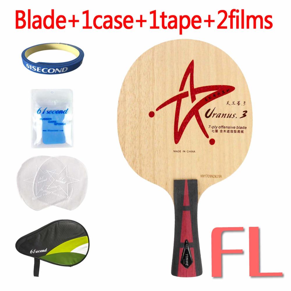 Originele Yinhe Melkweg Uranus.3 U-3 U3 U.3 Tafeltennis Pingpong Blade: FL with HM case