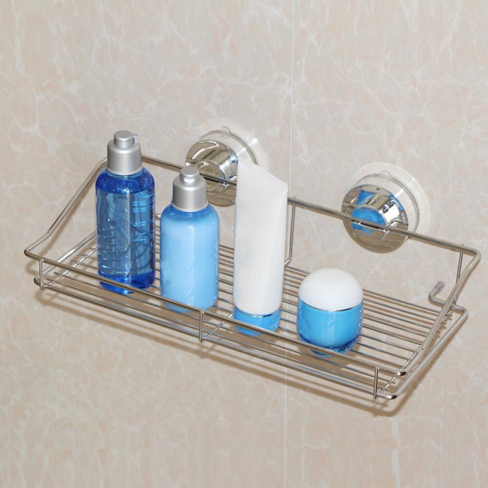 Stainless Steel Storage Rack Holder Wall Mounted Long Shallow Bottle Rack Home Organizer Kitchen Bathroom Toilet Room Shelf