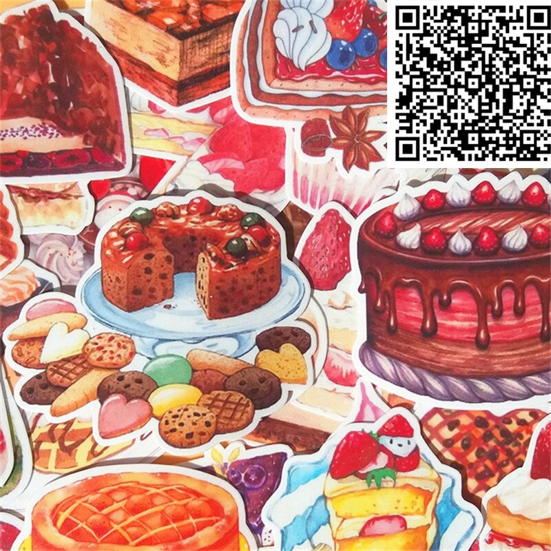 26 pcs Creatieve Heerlijke cake gourmet Scrapbooking Stickers/Decoratieve Sticker decoratie/papier stickers