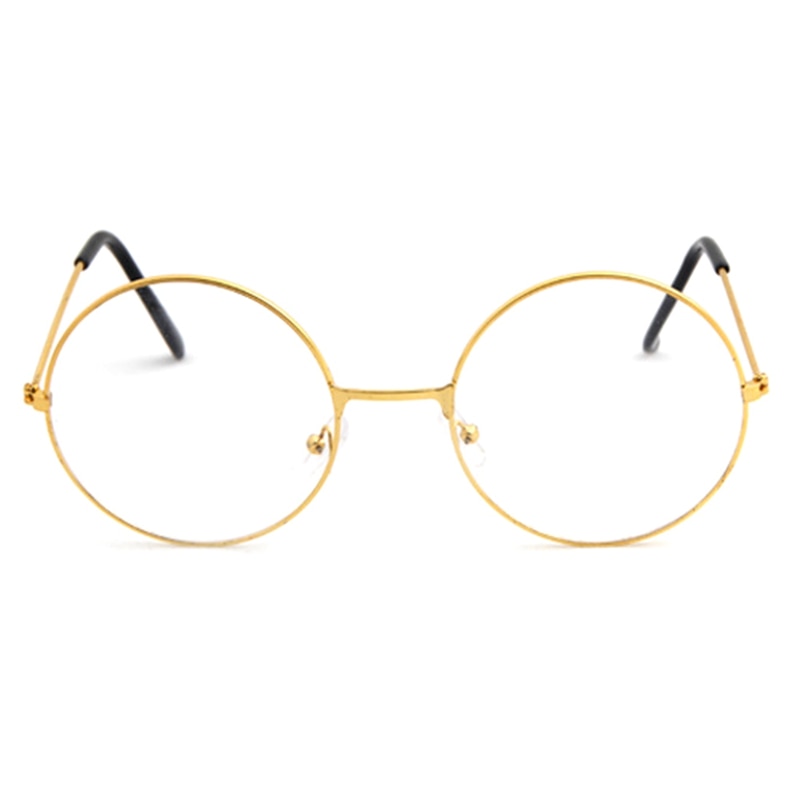 Lunettes rétro rondes plates, accessoires de photographie, monture métallique, nouvelles couleurs, directe