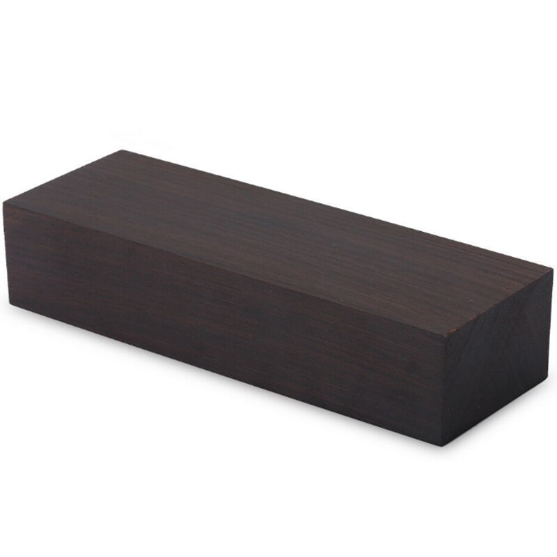 -12X4X2.5cm madera de ébano negro, madera de ébano negro, madera de ébano Original, Material de bricolaje en blanco para herramientas de instrumentos musicales