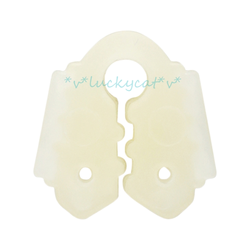 Neue 2 farbe Zahn Oral Kaufläche Pad Gummi Mund Stütze Beißen Teilt Typ Intraorale Unterstützung Öffner Retractor Für Erwachsene und freundlicher: Weiß
