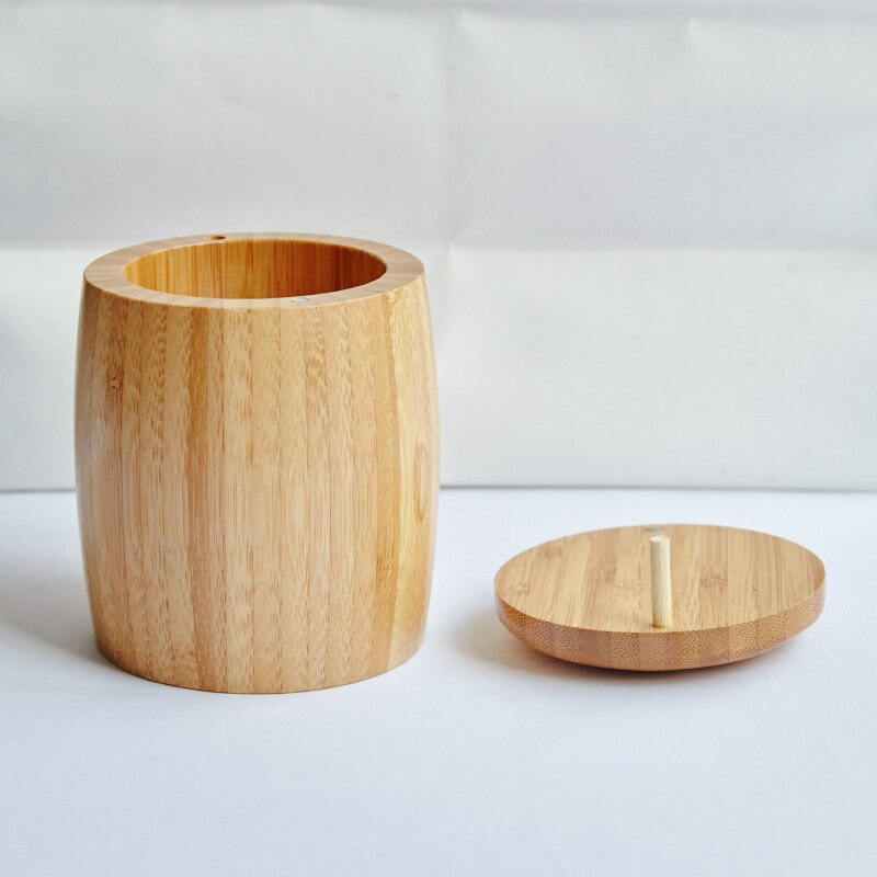 Japan Style Wooden storage box organizer for kung fu tea/candy /snack Bamboo box with lid storage tank