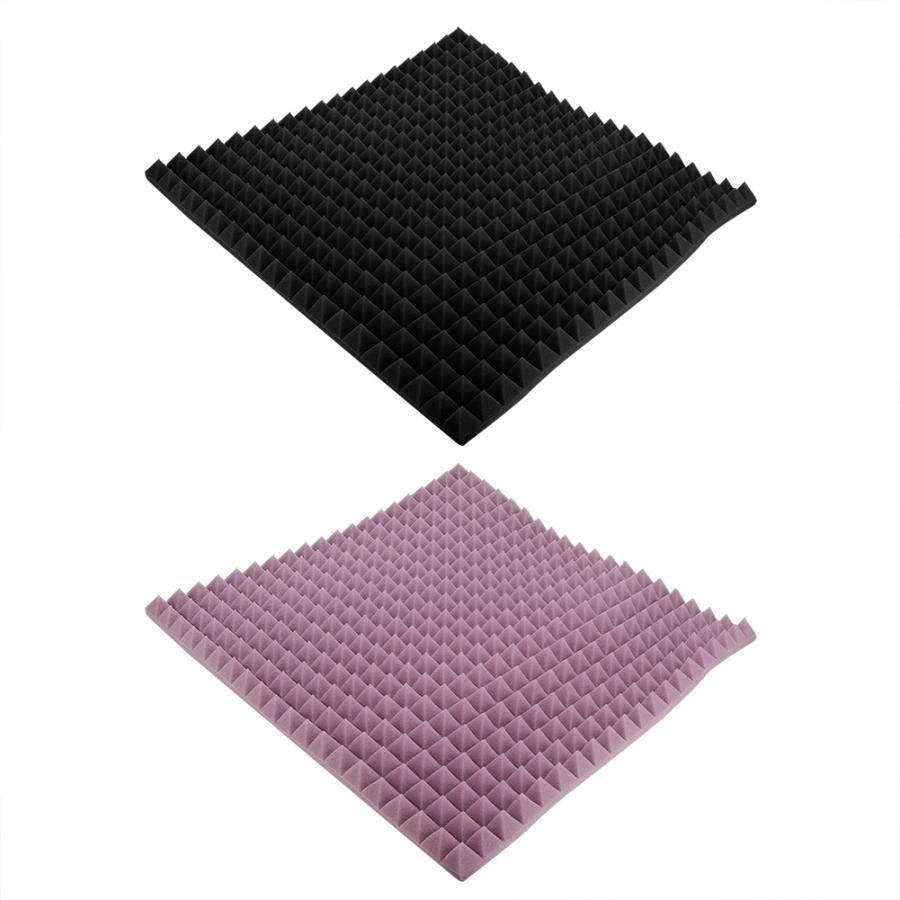 6pcs Sound-Absorbing Cotton Foam Acoustic Panels Studio Soundproofing Foam 50 x 50 x 2.5cm