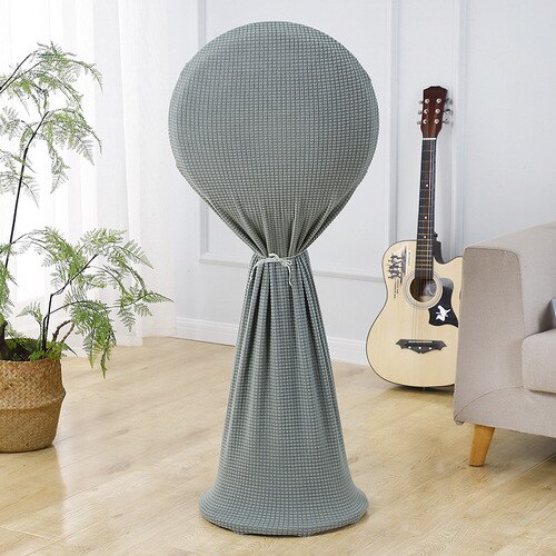 Electric Fan Cover Dust Cover Drawstring Washable Cartoon All-inclusive Appliances Floor Desktop Round Beautiful Fan Protective: -