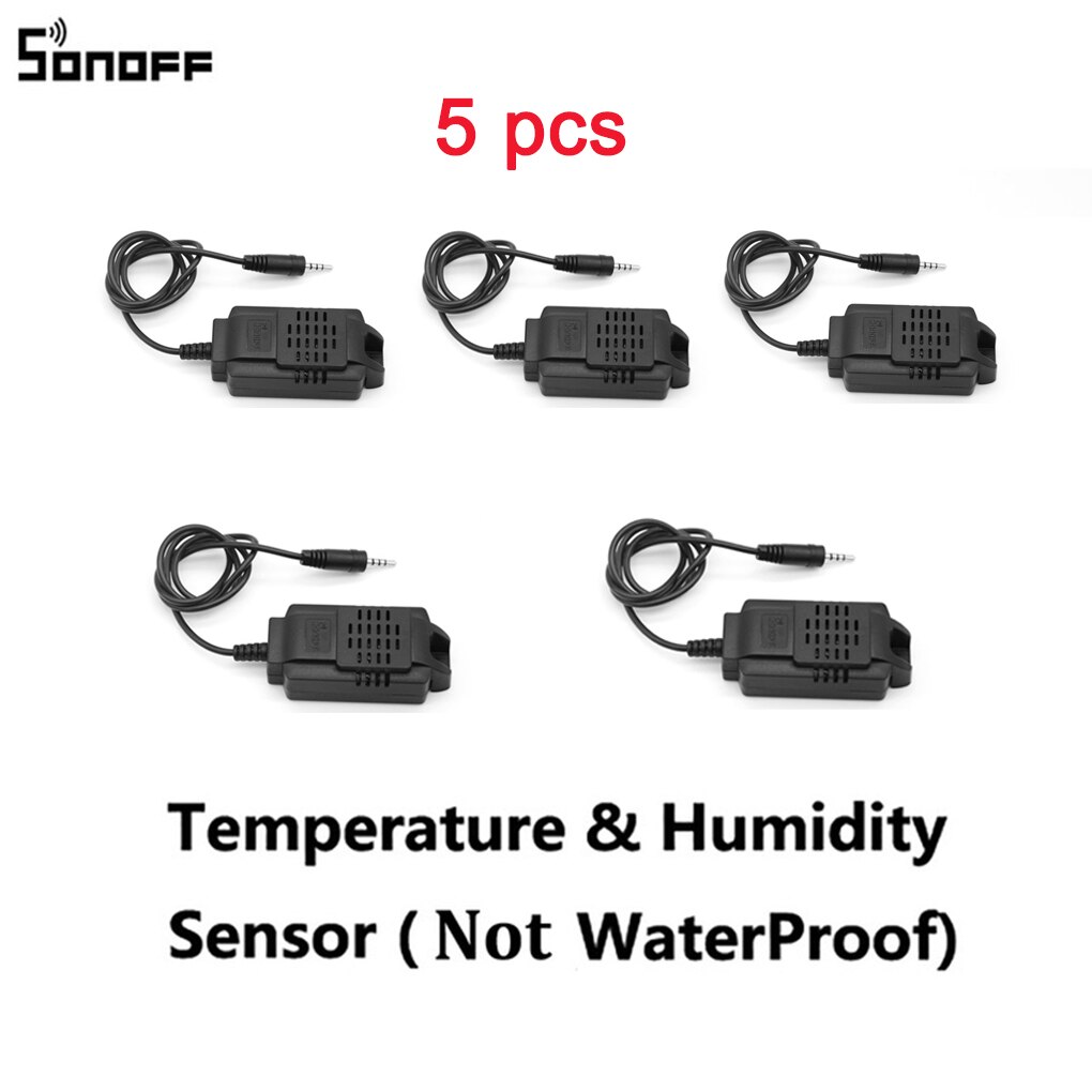 Sonoff-interruptor inteligente TH16 TH10 WiFi, Sensor de temperatura, humedad, transmisor de temperatura y humedad DS1820, AM2301: 5PCS Si7021