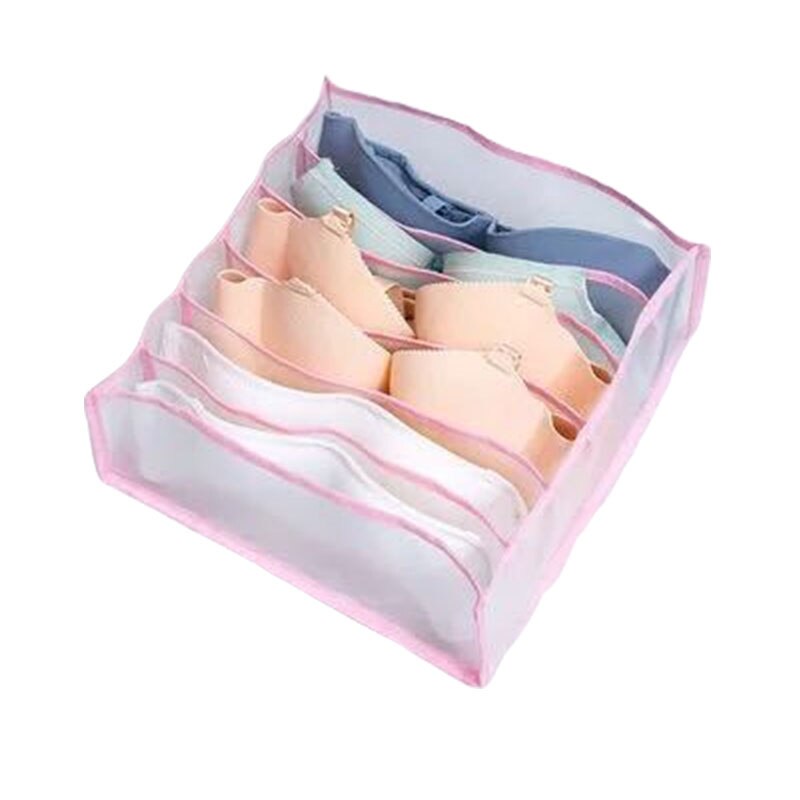 6/7/11 gitter sammenfoldelig undertøj bh sokker bånd garderobe skuffe opbevaringsboks skab skillevæg undertøj skille skuffe: Type 9