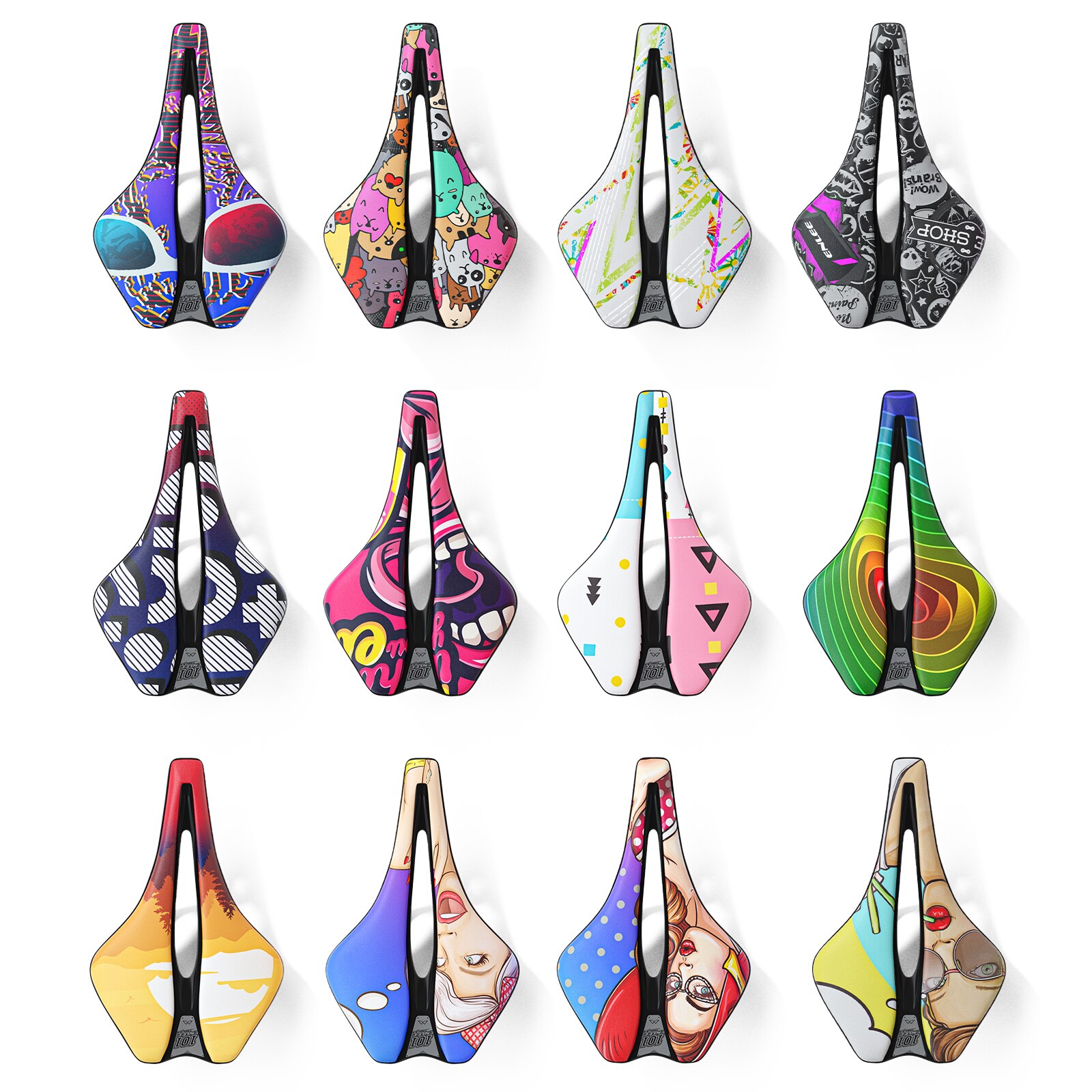 Ultra-light and breathable full saddle bicycle bicycle racing seat road bicycle saddle men without bicycle seat cushion