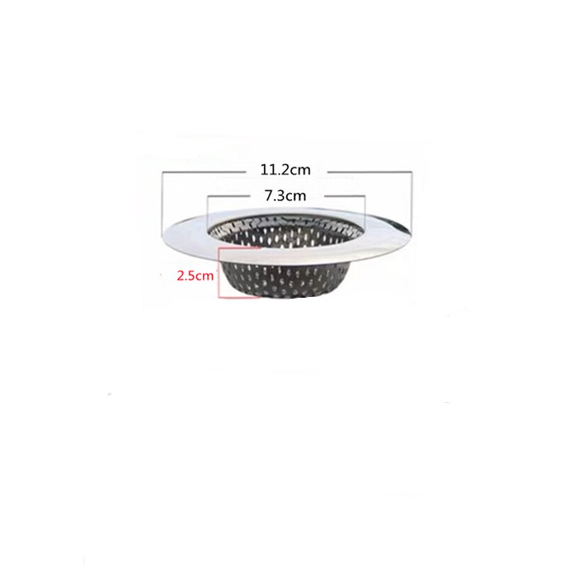Sink Funnel Kitchen Sink Strainer Sink Sink Floor Drain Sewer Stainless Steel Strainer Cage: Large