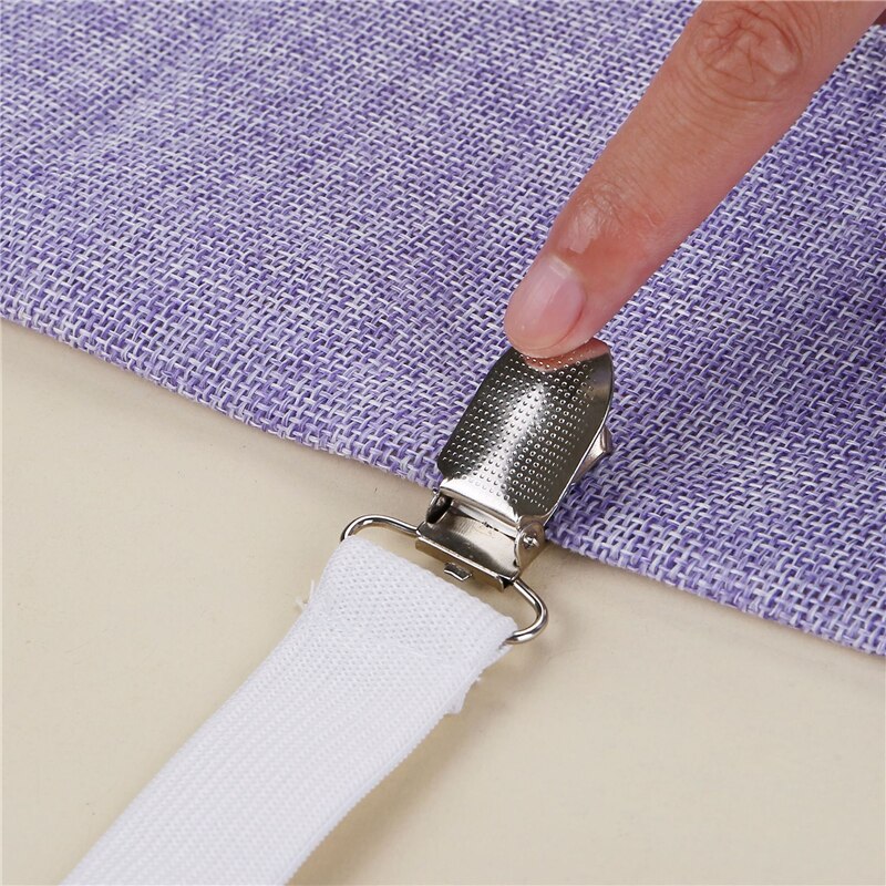 Laken Clips Zwart Wit Kriskras Verstelbare Bed Hoeslaken Bandjes Fixing Antislip Riemverbinder Thuis Gadgets