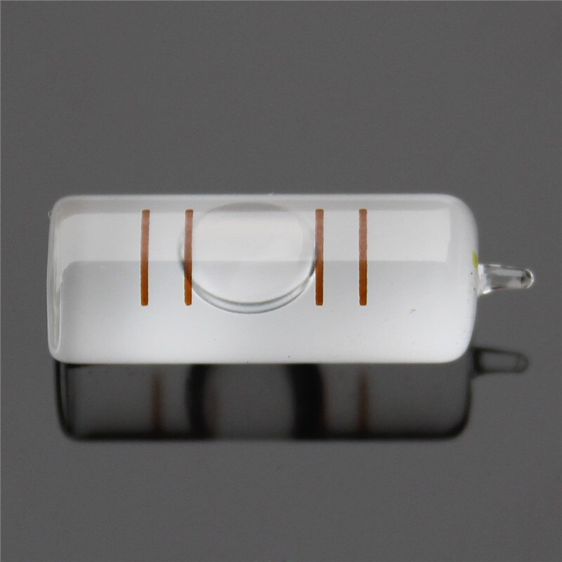 High precision Multiple dimensions strip horizontal bubble Glass tube level Pedestal level bubble Diameter 8mm: 8x23(1.8)