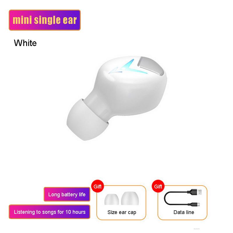 S600 Bluetooth Oortelefoon Mini Single Ear Hoofdtelefoon Sport Waterdicht Headsets Ruisonderdrukking Oordopjes Voor Android