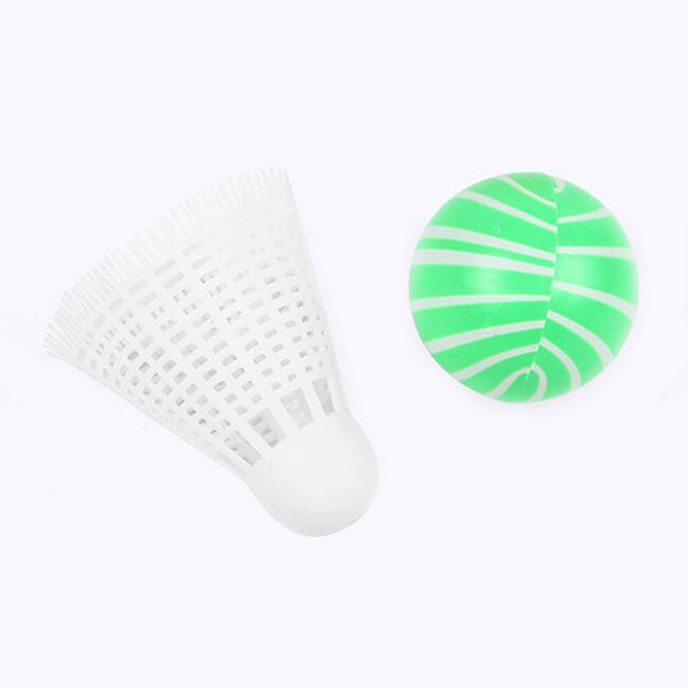 Badminton Funny Durable Plastic Parent-child Game Kids Garden Portable Sports Toy Anti Slip Tennis Racket Set Photo Prop