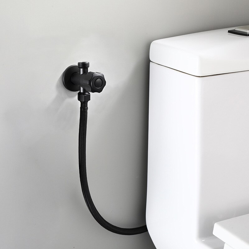 Stainless Steel Angle Valve G1/2 Thread Valve Cold Water Valve Bathroom Connector for Toilet Basin Water Heater Accessories