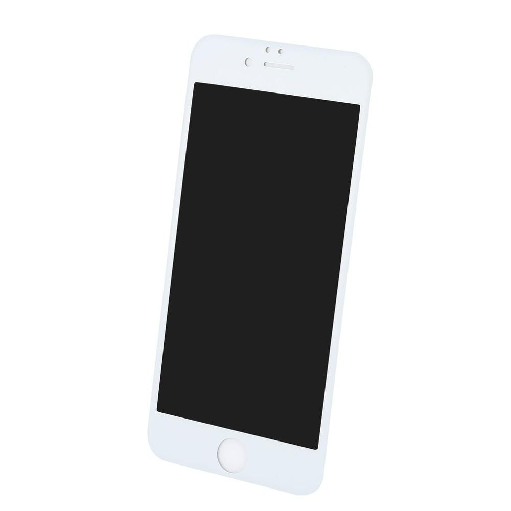 3D White Screen Protector Privacy Tempered Glass 3D Curved Case Friendly 9H Hardness Screen Protector Film for iPhone 6 7 8: Default Title