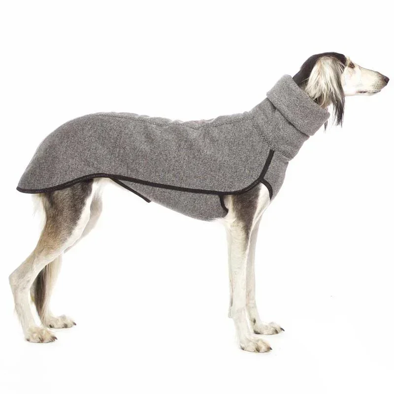 Pet inverno quente gola alta jumper camisola galgo cão engrossado roupas casaco pulôver para cães médios grandes mascotas suprimentos: S / Vermelho