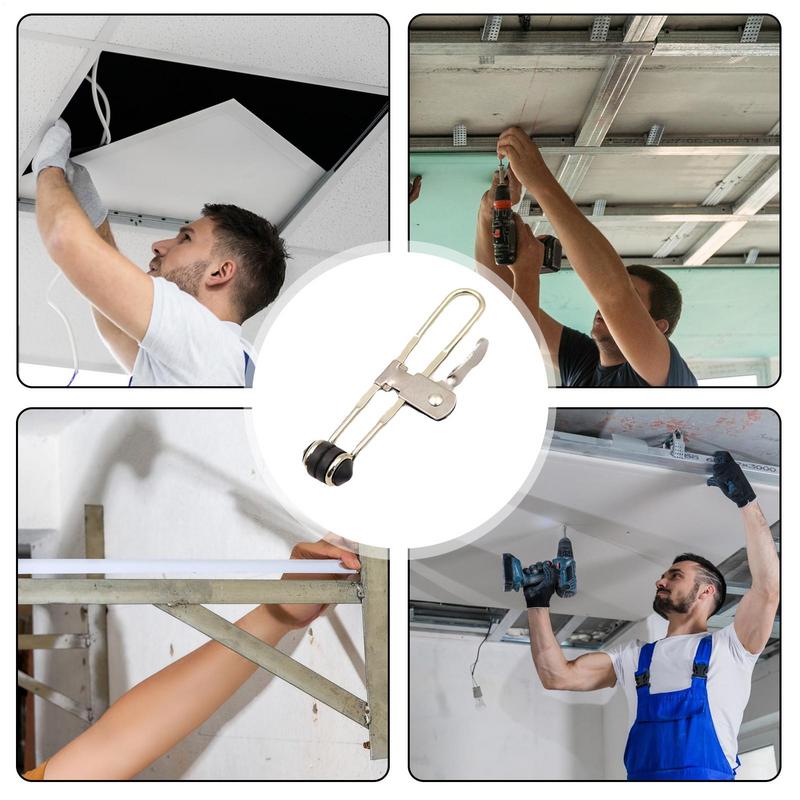 Ceiling Grid Clamps Tile Installation Clips Rust Proof Tile Mounting Clips Holding Devices Ceiling tile installation clip