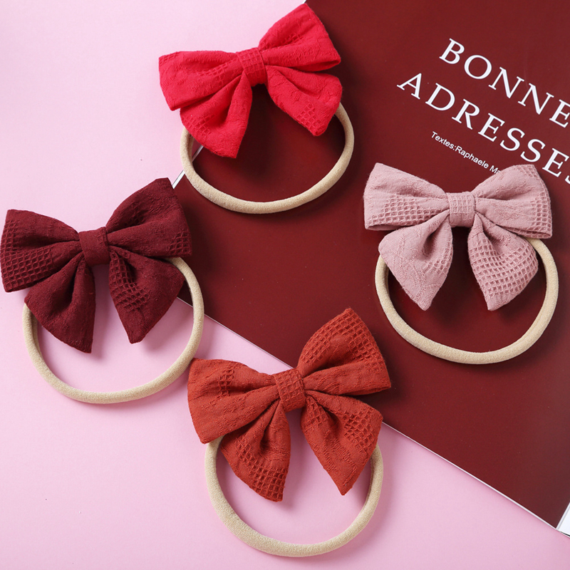 IYOU Baby chiffon hoofdband roze bloem haarbanden prinses elastisch hoofddeksel haaraccessoires voor pasgeborenen peuters meisjes (3 stuks IYOU Baby chiffon hoofdband roze bloem haarbanden prinses elastisch hoofddeksel haaraccessoires voor pasgeborenen peuters meisjes (3 stuks