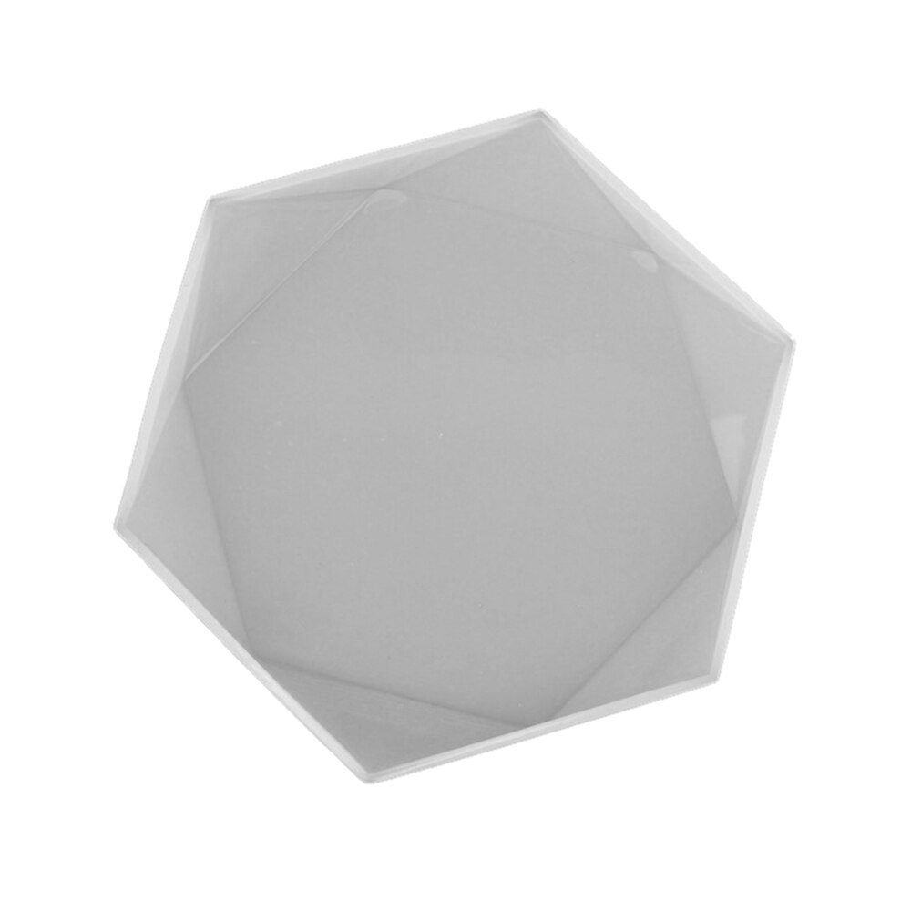 Stor rhombus rektangel form silikone forme epoxy harpiks diy geode underlag form til bakker: L