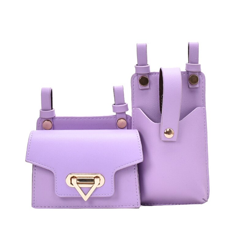 Luxury Waist Bag Phone Bag Female Chest Bag Shoulder Crossbody Bag Purse Woman Fanny Pack: B purple  Waist bag