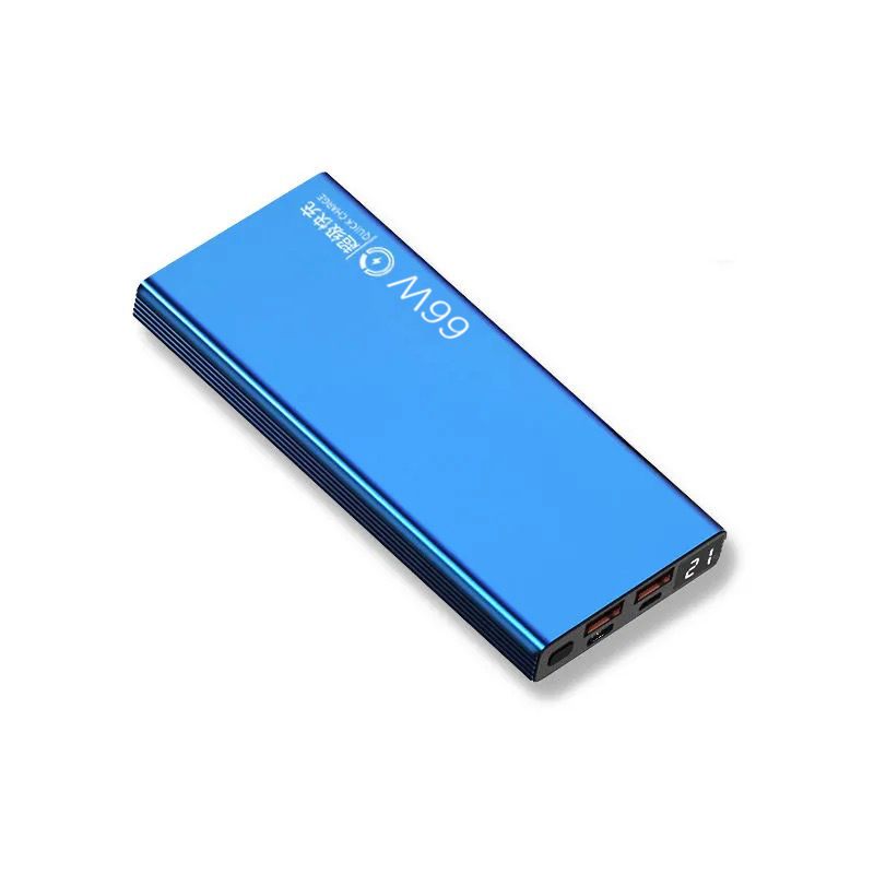 Banco de potência 20000mah 66w carga super rápida para xiaomi huawei iphone bateria externa carregador portátil bateria auxiliar powerbank