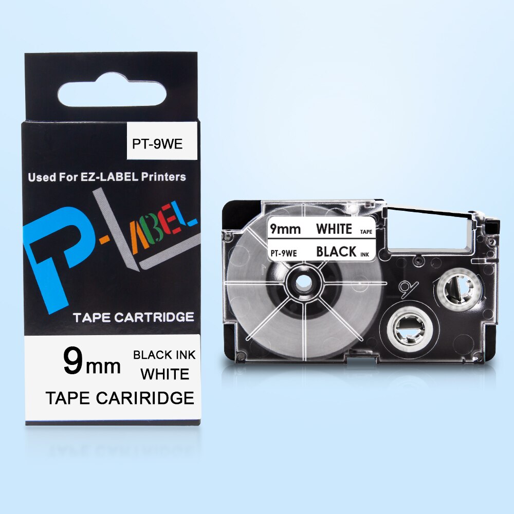 InkExpress Tape For CASIO 6mm XR-6X XR-6WE XR-6RD XR-6BU XR-6YW XR-6GN Label Tape XR 6WE Printer Ribbon For CASIO Label Maker