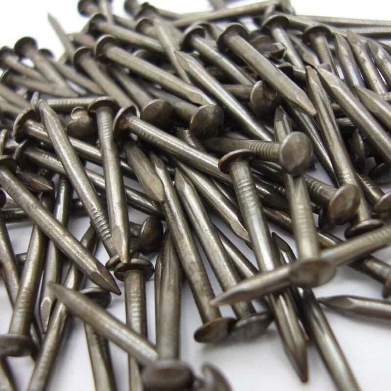 50 stk 10mm 15mm 18mm 22mm 26 35mm rund liten kobberspiker antikk trommelmøbelhengsel messingspiker svart ren kobberskruspiker