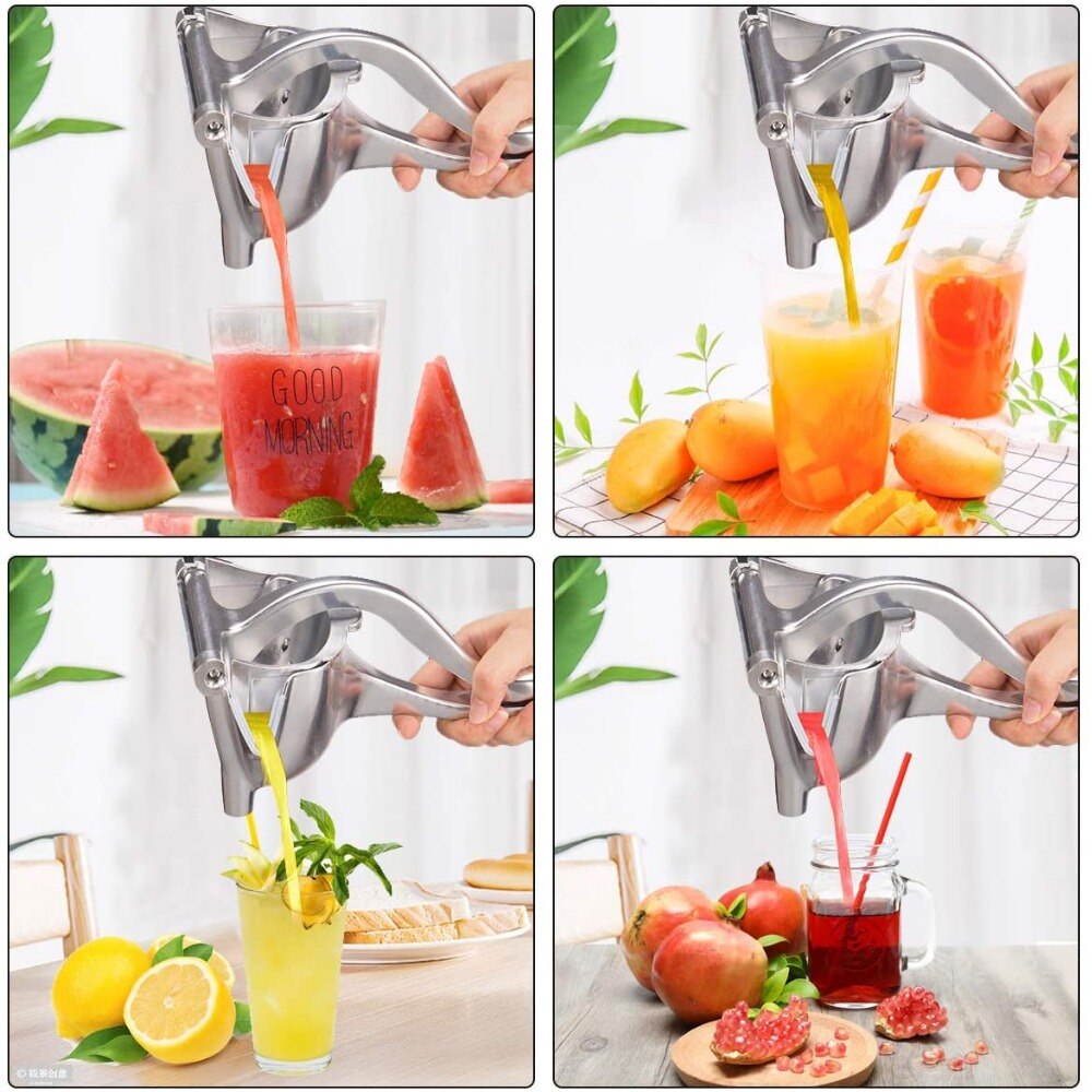 Manual Juice Squeezer Pomegranate Orange Lemon Sugar Cane Juice Kitchen Fruit Tool Aluminum Alloy Hand Pressure Juicer