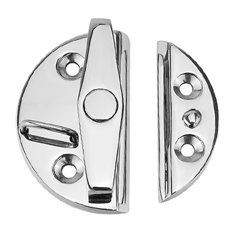 2PCS Marine Stainless Steel 316 Boat Door Cabinet Hatch Round Turn Button Twist Catch Latch Marine Hardware Accessories