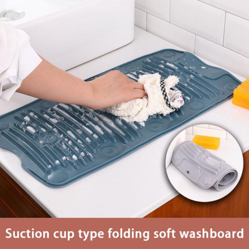 Wash Board Practical Laundry Tool Portable Household Washboard Washing Clothes Socks Manual Washboard Clothes Cleaning Tools