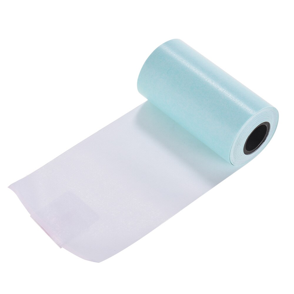 Udskriveligt klistermærke papirrulle direkte termisk papir med selvklæbende 57*30mm til peripage  a6 lomme termisk printer , 3 ruller