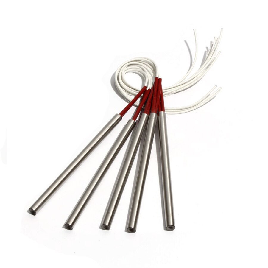 2PCS 12.5mm Diameter 320~360mm Cylindrical Single Head Heating Tube 304SUS Cartridge Heater 110/220/380V 1250/1300/1350/1400W