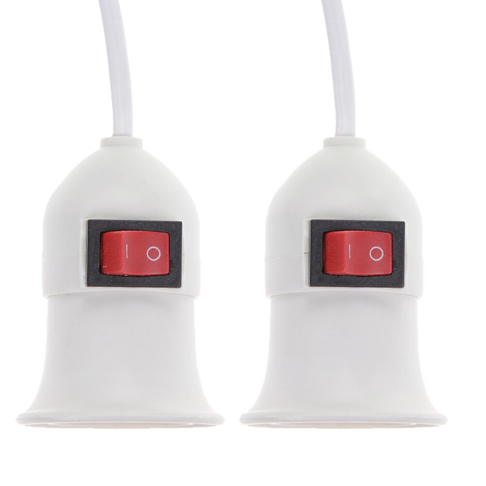 Universal Bulb Holder E27 with Switch LED Light Decoration Cable Cord Plug Lamp Holder Durable 230CM Home Modern Light Holder