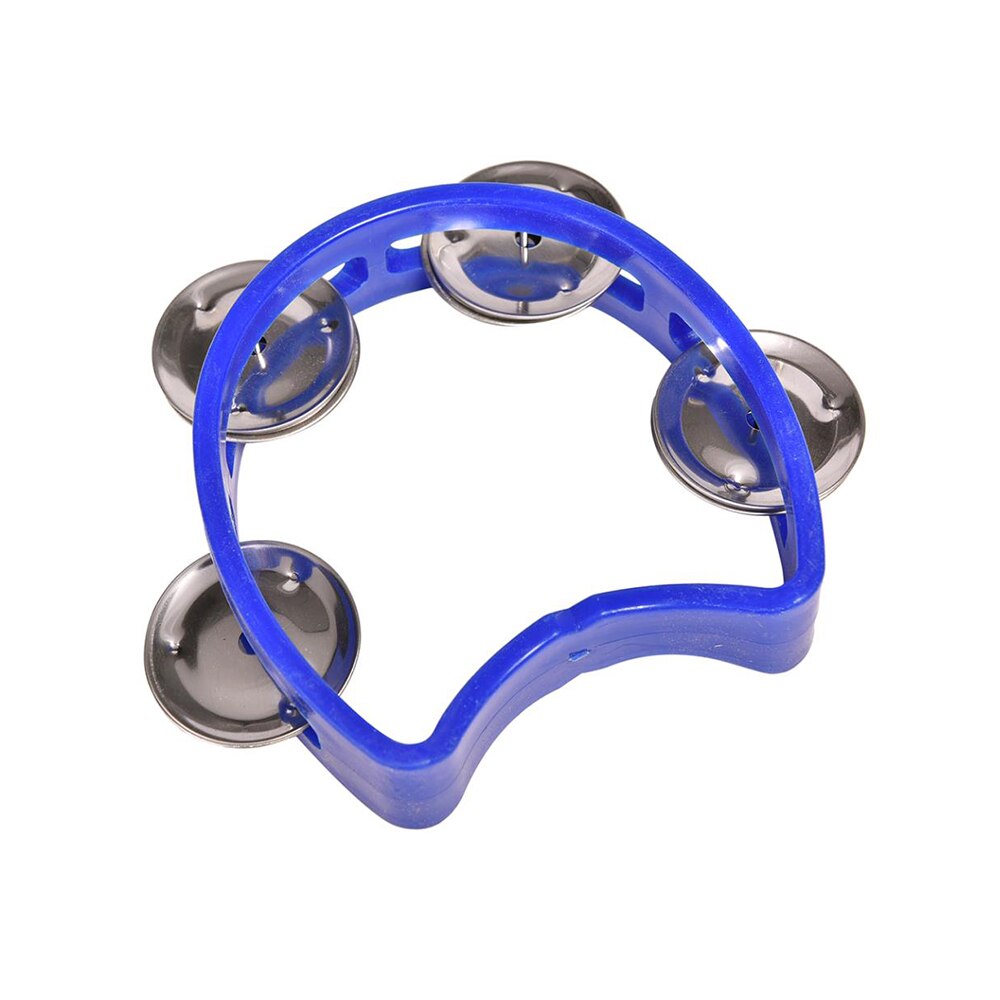 Music Tambourine Education Musical Instrument Tambourine Tambourine Youth Drum Set Musical Instrument Essential: blue