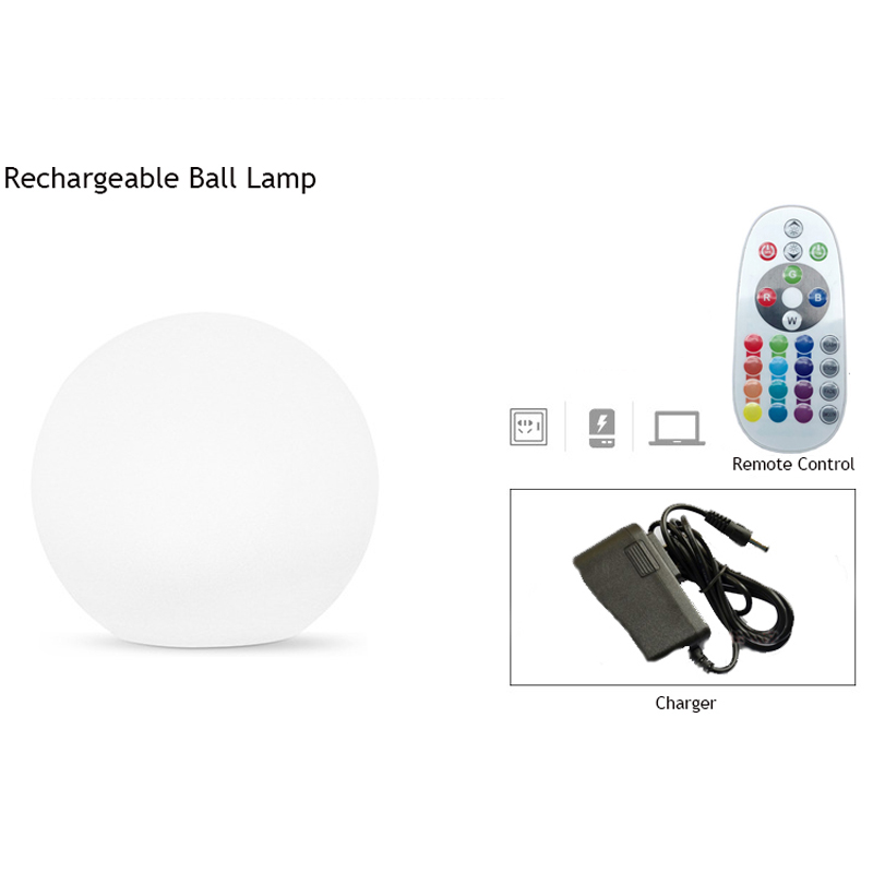 Vattentät led boll lampa rgb undervattens ljus  ip65 utomhus bröllop trädgård gräsmatta lampor pool flytande boll lampor