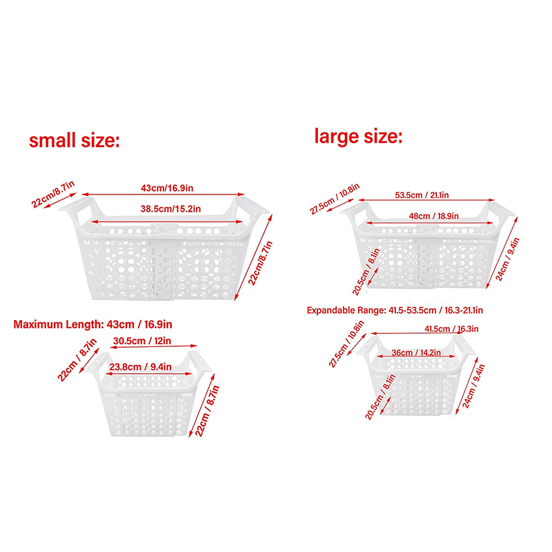 Versatile Chest Freezer Basket Odorless Chest Freezer Storage Rack Heavy Load Refrigerator Storage Organizer Kitchen Accessories