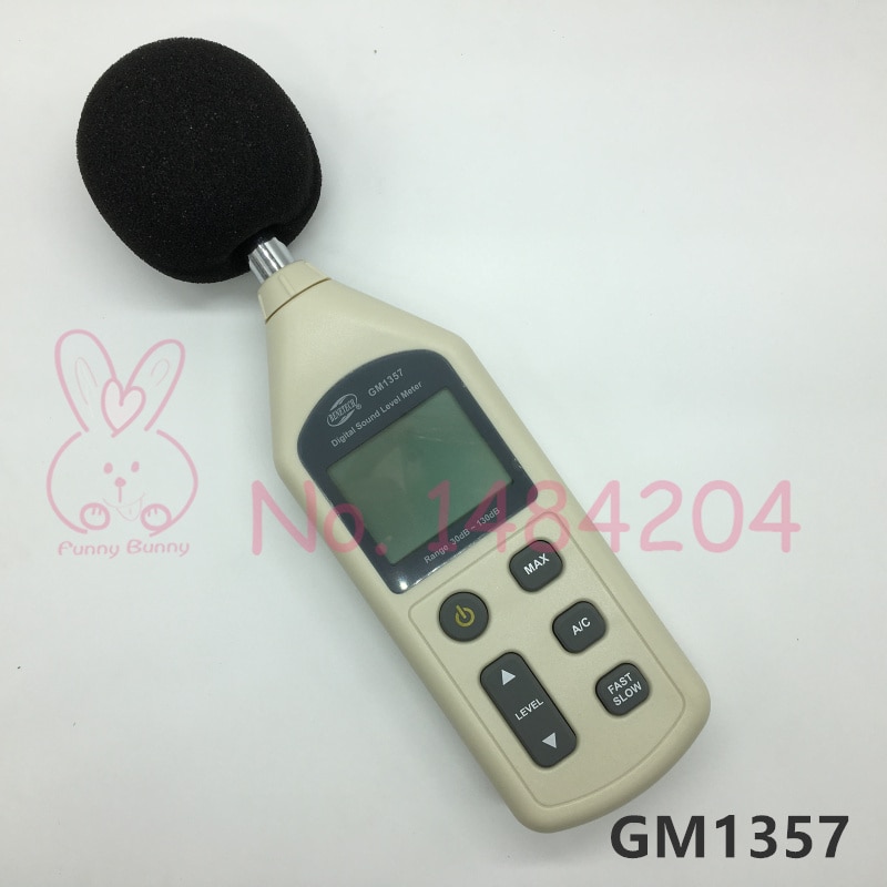 Digital lydniveaumåler  gm1357 benetech 30 ~ 130 dba 35 ~ 130 dbc a/c håndholdt stemmetester