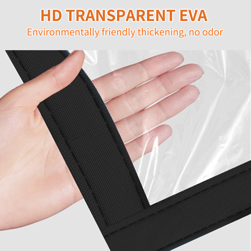 Transparent Insulated Door Curtain, Magnetic Thermal Door Cover Screen Door Self-Closing Privacy Door Screen Hands Free for Pati