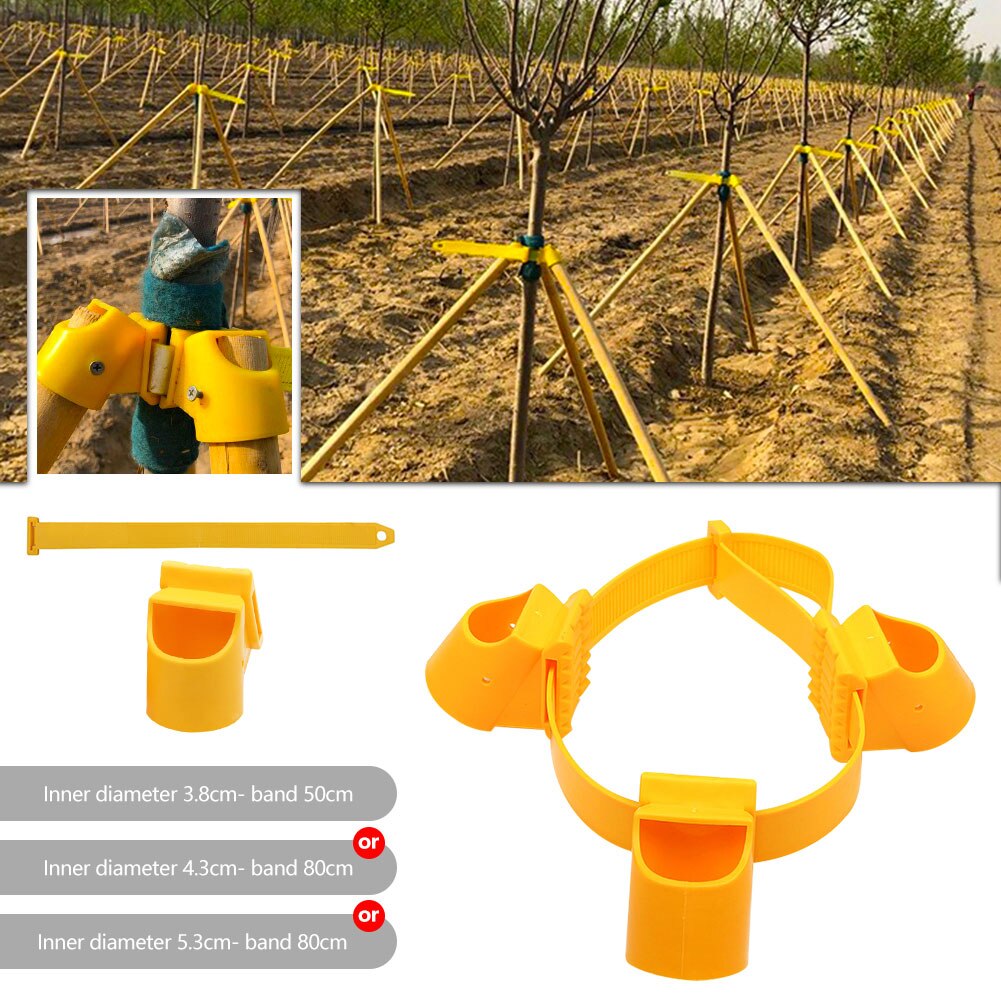 3 størrelser hagearbeid tpr frukttre fiksering støtteverktøy plante vindsperre støtte beskyttelse bindingsholder sett hjem hage produkt