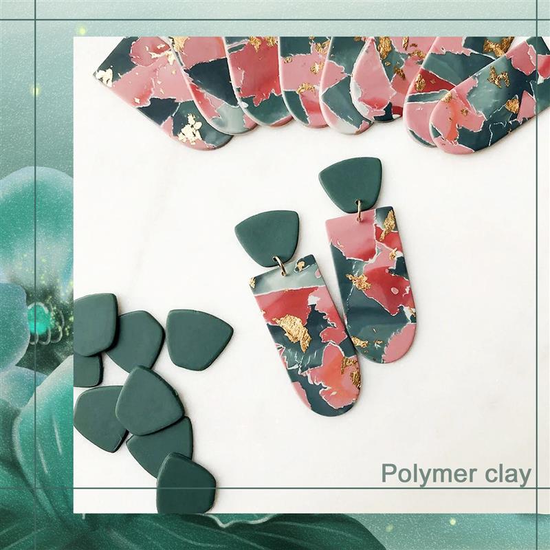 DIY Clay Earrings Sets Soft Polymer Ear Hooks Jewelry Making Kits With Glue Jewelry Accessories Jump Ring Earplugs For User