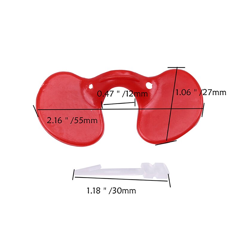 Lunettes de coq rouges en plastique, fournitures pour animaux de ferme, pour poules, pour poules, supports Anti-picotement, 20 pièces/ensemble