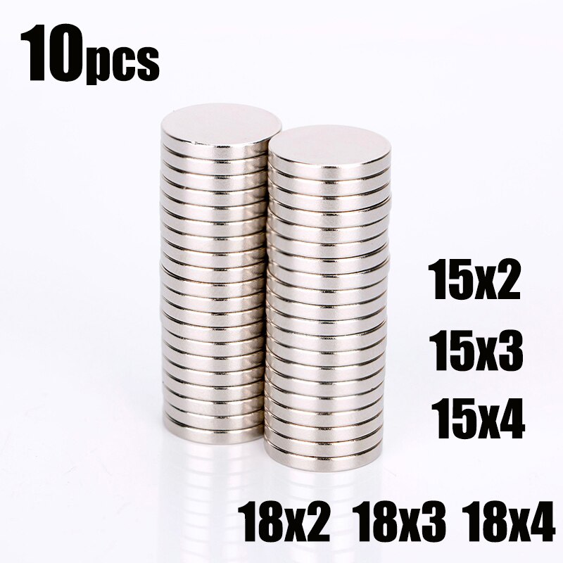 10 20Stck 18x2 18x3 18x4 15x2 12x2mm Runde neodym Starke Neodym Magnet Magne Selten Erde Neodym Starke Magnete Magnet