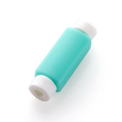 Protector de Cable USB para iphone, Protector de Cable de protección para iphone, organizador de cables, a la ,: light blue