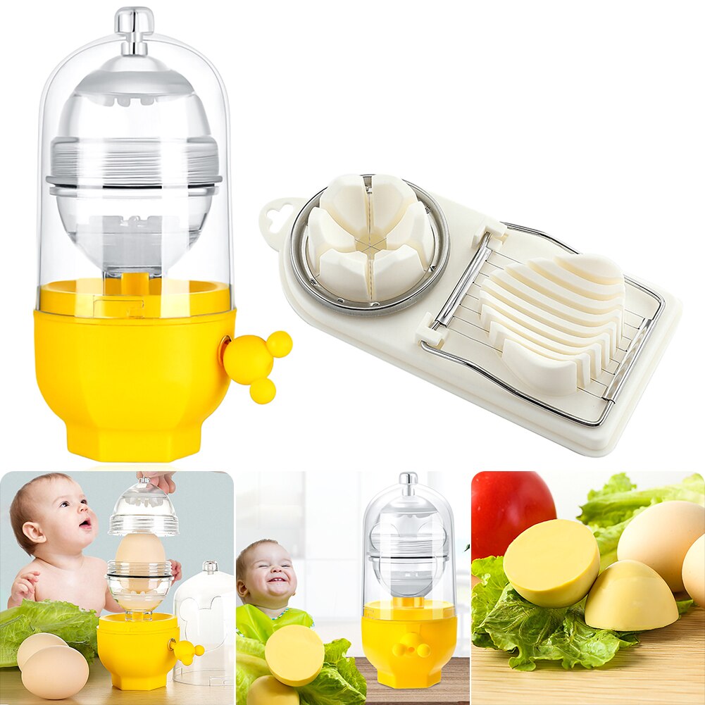 Throw Egg Scrambler Golden Egg Shaker Mixer Scramble Eggs Whisk Inside The Shell Manual Kitchen Cooking Tool: 1set