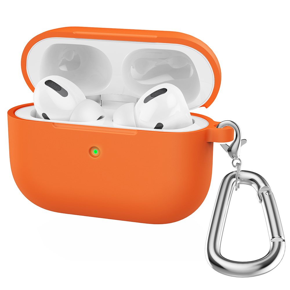 Funda de silicona para Airpods Pro, funda inalámbrica Bluetooth para Apple Airpods pro, funda para auriculares para Air Pods Pro 1st Fundas: Azul cielo