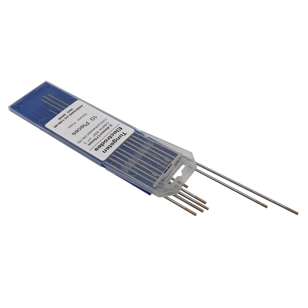 10pcs/1 Bag TIG Welding Tungsten Electrodes 1.5% Lanthanated WL15 Tungsten Electrode Welding Rods (1.6MM x 150MM): Silver 9