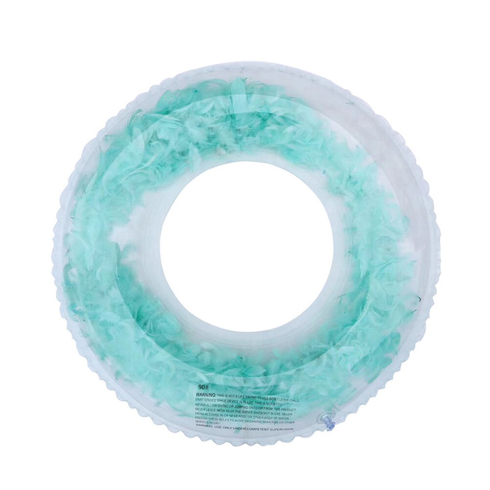 Zomer Strand Veer Zwemmen Ring Kinderen Volwassenen Verdikte Opblaasbare Pool Float Cirkel Voor Water Sport Protector Pvc Air Matras: green 75cm