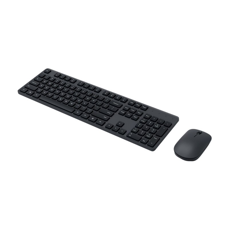 Original Xiaomi Wireless Office Keyboard &amp; Mouse Set 104 keys 2.4GHz USB Portable Mouse Russian Keyboard for Windows 10 PC MAC