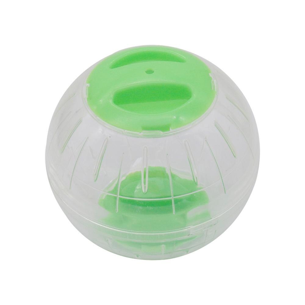 Plast små husdjur gnagare möss joggingboll leksak hamster gerbil råtta träning träning boll klar andas utan fäste 4 färg: Ljusgrön
