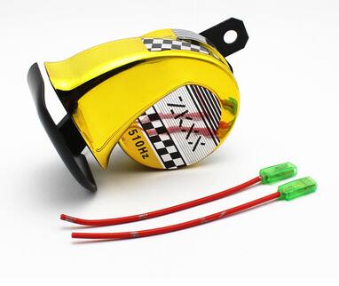 wioślarz elektryczny motocykl montaż rowerowy z częściami robić rowerów Wzmacniacz 12 V ślimak głośnik wysokotonowy kolor róg: Złota